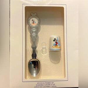 Walt Disney World 50th Anniversary Vault Collection Spoon & Thimble Set